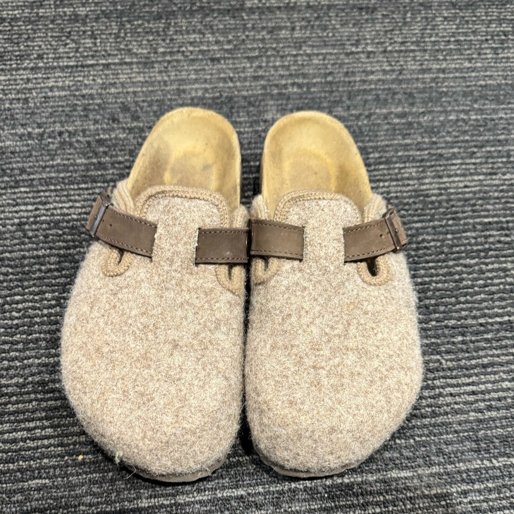 Birkenstock Boston Suede Clogs Betula